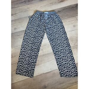 Hand Over Ex Boyfriend Nicholas Cage Super Comfy leopard Lounge Pant Small